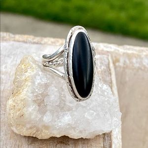 NEW! Vintage Onyx Ring